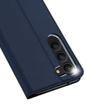 666392 6 dux ducis skin pro flipove pouzdro pro samsung galaxy s23 plus modre