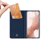 666392 7 dux ducis skin pro flipove pouzdro pro samsung galaxy s23 plus modre
