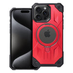 FuteraARMORMAGCOVERkompatybilnyzMagSafedoIPHONE15ProMaxczerwony8
