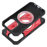 FuteraARMORMAGCOVERkompatybilnyzMagSafedoIPHONE15ProMaxczerwony2