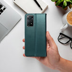 EtuizklapknaXiaomiRedmi13C4G-13C5G-PocoC65SmartMagnetociemnozielone4