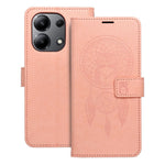 Pouzdro Forcell MEZZO Book XIAOMI Redmi NOTE 13 4G lapač snů broskvové
