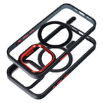 EtuinaiPhone16PROColorEdgeMagCoverzgodnezMagSafeczarnoczerwone3