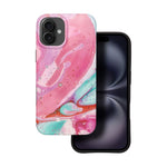 EtuinaiPhone16PLUSForcellF-ProtectMiragezgodnezMagSafeMilitaryDrop-Testpinkmarble5