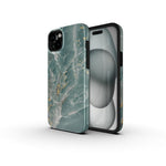 EtuinaiPhone16PLUSForcellF-ProtectMiragezgodnezMagSafeMilitaryDrop-Testgreenmarble4