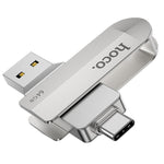Pendrive64GBUSB30USBAUSBCHocoUD10srebrny1