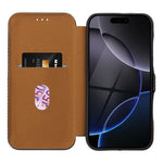 EtuizklapknaiPhone16PROMAXFolioSideMagnetbrzowe2