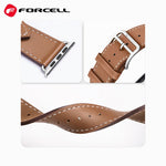 PasekdoAppleWatchForcellF-DesignFA20dziurkiskraekologiczna38-40-41mmbrzowy5