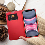 EtuizklapknaiPhone17LunaBookCarbonczerwone5