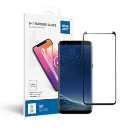 SzkohartowanedoSamsungGalaxyS8fullglue-casefriendlyBlueStar5Dczarne1