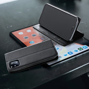 594284 7 pouzdro magnet flip wallet book apple iphone 12 pro max cerne