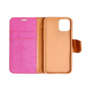 609205 3 pouzdro canvas mercury book apple iphone 13 pro max ruzove