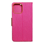 609205 1 pouzdro canvas mercury book apple iphone 13 pro max ruzove