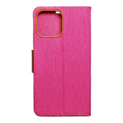 609205 1 pouzdro canvas mercury book apple iphone 13 pro max ruzove