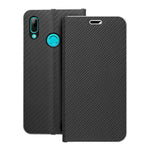 EtuizklapknaHuaweiPSmart2019LunaBookCarbonczarne1