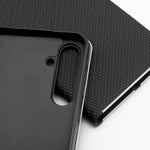 EtuizklapknaHuaweiP30LITELunaBookCarbonczarne7