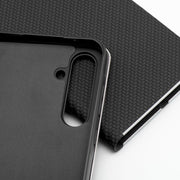 EtuizklapknaHuaweiP30LITELunaBookCarbonczarne7