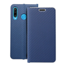 EtuizklapknaHuaweiP30LITELunaBookCarbonniebieskie1