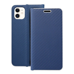 EtuizklapknaiPhone11LunaBookCarbonniebieskie1