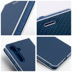 EtuizklapknaHuaweiPSmart2019LunaBookCarbonniebieskie8