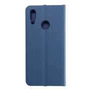 EtuizklapknaHuaweiPSmart2019LunaBookCarbonniebieskie2