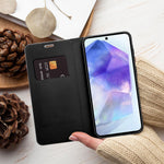 EtuizklapknaSamsungA325GLunaBookCarbonczarne5