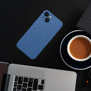 FuteradoiPhone13PROMAXSiliconeMagCoverzgodnyzMagSafecameraprotectionniebieski8