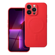 FuteradoiPhone13PROSiliconeMagCoverzgodnyzMagSafecameraprotectionczerwony1