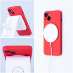 FuteradoiPhone13PROSiliconeMagCoverzgodnyzMagSafecameraprotectionczerwony5