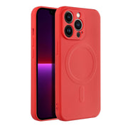 FuteradoiPhone13PROSiliconeMagCoverzgodnyzMagSafecameraprotectionczerwony6