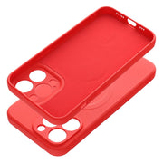FuteradoiPhone13PROSiliconeMagCoverzgodnyzMagSafecameraprotectionczerwony7