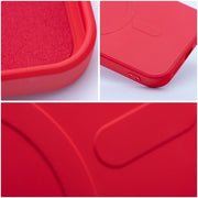 FuteradoiPhone12MINISiliconeMagCoverzgodnyzMagSafecameraprotectionczerwony3
