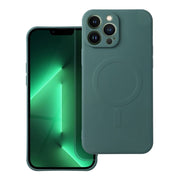 FuteradoiPhone13PROSiliconeMagCoverzgodnyzMagSafecameraprotectionciemnozielony1