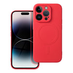 FuteradoiPhone14PROSiliconeMagCoverzgodnyzMagSafecameraprotectionczerwony1