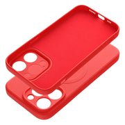 FuteradoiPhone14PROSiliconeMagCoverzgodnyzMagSafecameraprotectionczerwony2