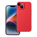 FuteradoiPhone14SiliconeMagCoverzgodnyzMagSafecameraprotectionczerwony1