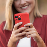 FuteradoiPhone14SiliconeMagCoverzgodnyzMagSafecameraprotectionczerwony5