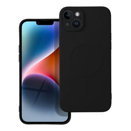 FuteradoiPhone14PLUSSiliconeMagCoverzgodnyzMagSafecameraprotectionczarny1