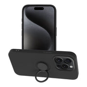 FuteradoiPhone15PROSiliconeRingczarny1