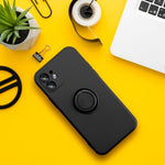 FuteradoiPhone15PROSiliconeRingczarny8