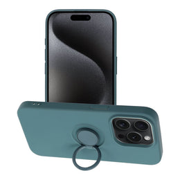 FuteradoiPhone15PROSiliconeRingzielony1