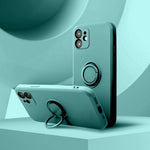 FuteradoiPhone15PROSiliconeRingzielony6