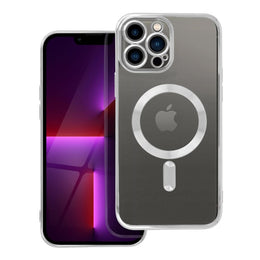 EtuinaiPhone13PROMAXElectroMagCoverzgodnezMagSafesrebrne1