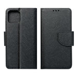 Pouzdro Fancy Book APPLE IPHONE 15 PRO MAX černé