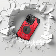 FuteraARMORMAGCOVERkompatybilnyzMagSafedoIPHONE15ProMaxczerwony4