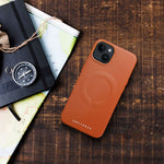 Pouzdro Roar Leather Mag Case kompatibilní s MagSafe APPLE IPHONE 15 Plus hnědé