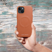 Pouzdro Roar Leather Mag Case kompatibilní s MagSafe APPLE IPHONE 15 Plus hnědé