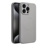 FuteradoiPhone15PROMAXSiliconeMagCoverzgodnyzMagSafecameraprotectiontytanowyszary2