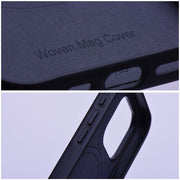 EtuinaiPhone14PLUSWovenMagCoverzgodnezMagSafeczarne4