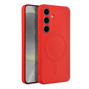 FuteradoSamsungS24SiliconeMagCoverzgodnyzMagSafecameraprotectionczerwony11